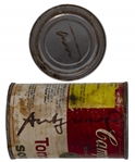 Andy Warhol Twice-Signed Iconic Campbells Soup Can